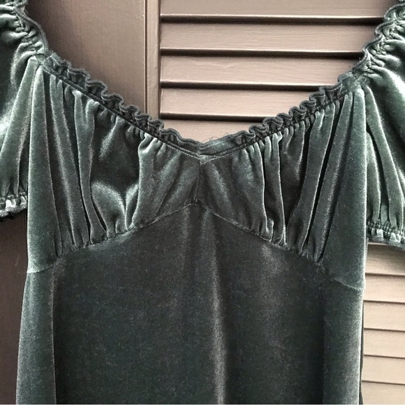 Urban Outfitters Cassandra Whimsigoth Fairycore Mini Dress, Velvety, Size XS - Picture 9 of 12